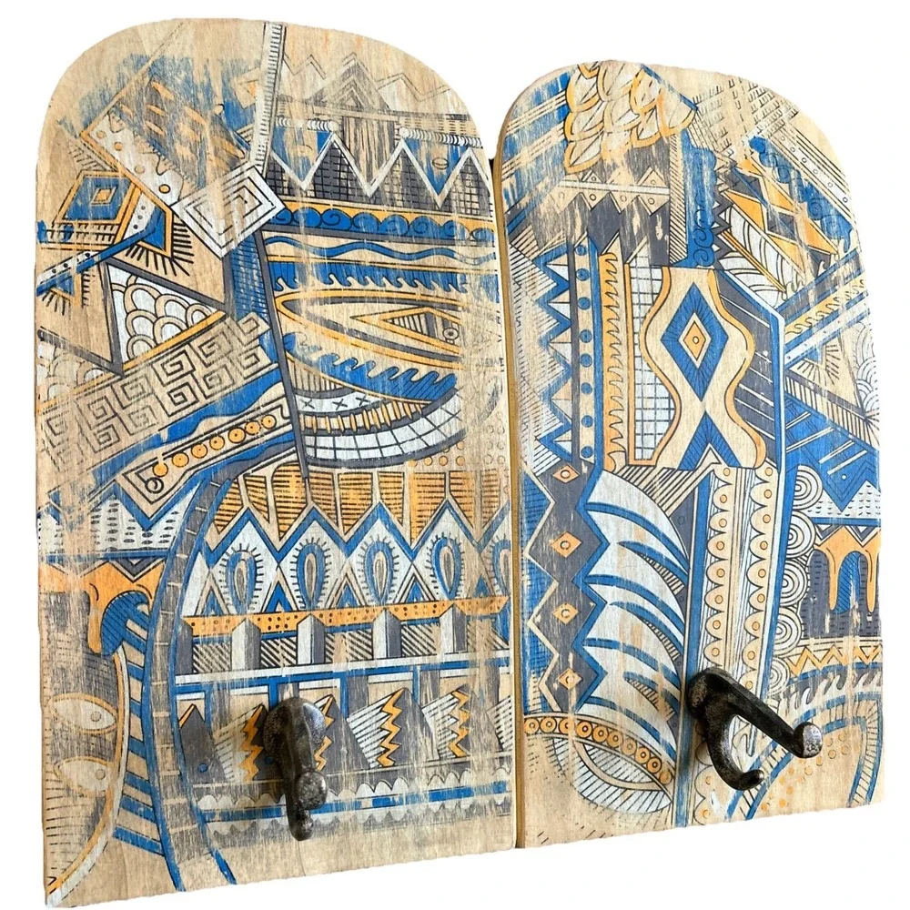 Pottery Barn Teen Wall‎ Mounted SKATEBOARD HOOKS Decor Skater Art Zio Ziegler